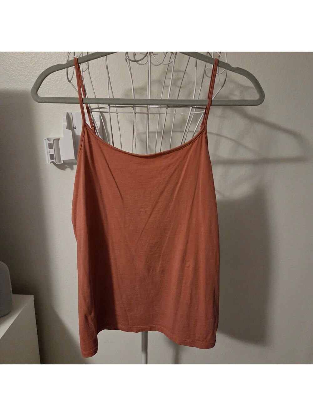 LOFT Outlet terracotta Cotton Spandex Cami Tank Top Medium